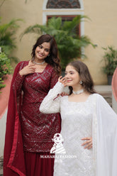 π Flowy Fits with Festive Flair - Combo Offer Gown